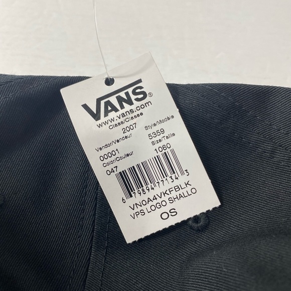Vans Park Series Logo Unstructured Snapback Hat - Picture 5 of 5